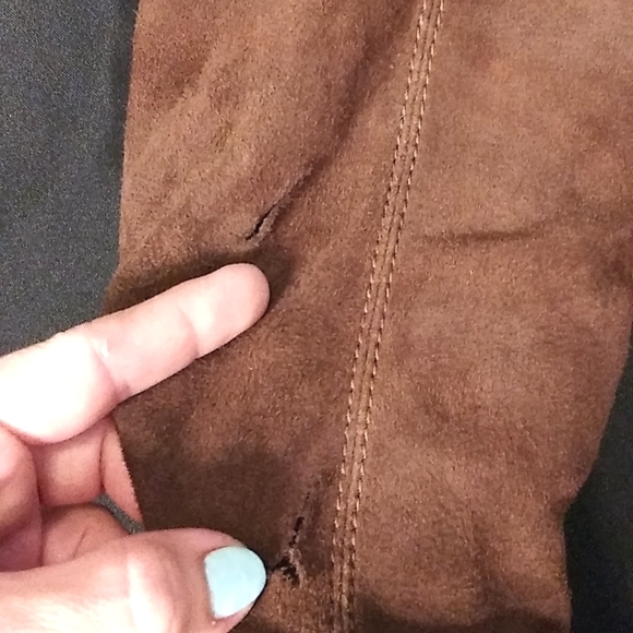 Brunello Cucinelli Tall Leather/Suede Riding Boots - Picture 6 of 10